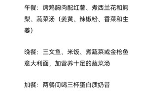  为什么完善的篮球训练需要科学的饮食计划